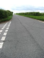 View south along the B1156 (Langham Road) - Geograph - 840965.jpg