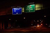 Overhead signs for Hauptstr. 15 and the N-1 Autobahn in Winterthur, Switzerland - Coppermine - 16049.jpg