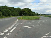 Road junction at Red Hill - Geograph - 1363296.jpg