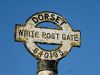 Oborne- detail of White Post Gate signpost - Geograph - 2802997.jpg