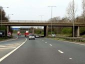 Hooton Industrial Road now M53 at junction 6 - Geograph - 6434186.jpg