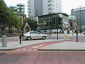 Leeds - 04 - City Square cycle lane - Coppermine - 1138.jpg