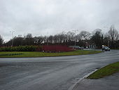 Roundabout on the B5256 at Leyland - Geograph - 143193.jpg