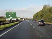 Approaching the new Roundabout at Roundswell on the A39 from the east - Geograph - 4200840.jpg