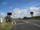 Level Crossing near Upper Denton - Geograph - 1822262.jpg