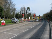 View along the A256 at Ebbsfleet turning - Geograph - 1298880.jpg