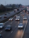Early Morning Traffic on the M42 Motorway - Geograph - 86205.jpg