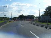 Knowsley Lane roundabout under repair - Geograph - 2011884.jpg