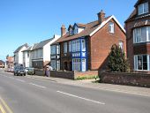 Cottages in Holway Road (A1082) (C) Evelyn Simak - Geograph - 1819892.jpg