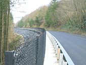 Road improvement on A483 south of the Sugar Loaf.jpg