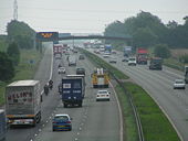 Looking south on the M6 - Geograph - 945293.jpg