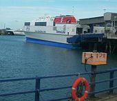 The HSS Stena with the Jonathan Swift in the background - Geograph - 1458250.jpg