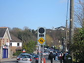 New electronic speed limit signs outside school in Lucan, Dublin. - Coppermine - 10867.JPG