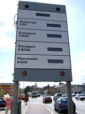 Road Information Board, Leeds Road - Geograph - 510850.jpg