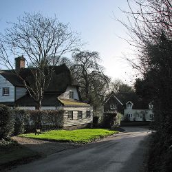 Therfield- winter sunlight - Geograph - 4780843.jpg