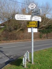 Lytchett Matravers- finger-post at Blaneys Corner - Geograph - 1122768.jpg