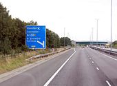 M11 approaching junction 8 - Geograph - 1487467.jpg