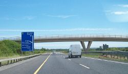 Farm bridge across the M1 just north of Junction 7 - Geograph - 3522296.jpg