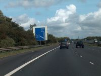 M18 heading north - Junction 6 near Thorne - Geograph - 2095088.jpg