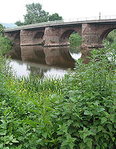 Wilton Bridge with sundial - Geograph - 459060.jpg