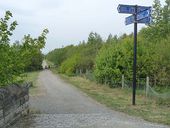 Signpost at Lydgett's Junction - Geograph - 2471249.jpg