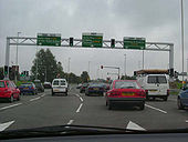 A563 Squareabout Leicester - Coppermine - 1987.JPG