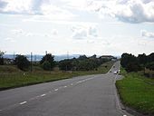 Old A8 (B7066) west of Newhouse roundabout - Coppermine - 14219.JPG