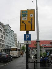 Norway, Bergen Route Sign - Coppermine - 14245.JPG