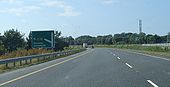 Advance signage for the N19 split - Coppermine - 3466.JPG