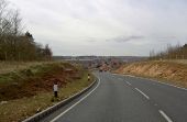 New road from the Creswell Crags visitor centre - Geograph - 724554.jpg