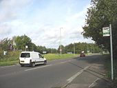 Approaching the slip road leading to the westbound lane of the A55 - Geograph - 1006667.jpg