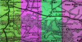 B3057 Otterbourne - Hursley map.png