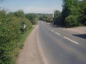 A417 at Hartpury - Geograph - 1412229.jpg