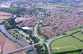 Carrington bridge and the Bath road into Worcester - Geograph - 531727.jpg