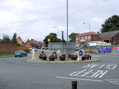 Northallerton - Roundabout at Brompton Road (south end) - Geograph - 507584.jpg