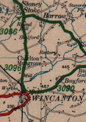 B3096 Wincanton map.png