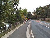 The River Wharfe and the A65 - Geograph - 60827.jpg