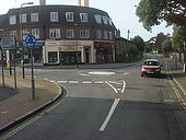 Mini-roundabout on Great Missenden High Street - Geograph - 1158081.jpg