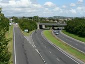 A38 and slip road to St Budeaux, Plymouth - Geograph - 915050.jpg