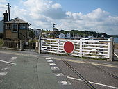 Level crossing at Instow - Geograph - 1355633.jpg