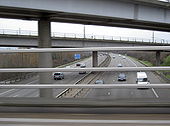 M25 clockwise at junction 15 - Geograph - 355560.jpg