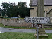 Signpost, Aldborough - Geograph - 1709294.jpg