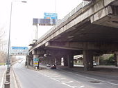 Slip road up to elevated M4 - Geograph - 741937.jpg