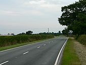 The B1228 Towards Howden - Geograph - 214720.jpg