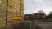 20160124-1240 - Grossalmerode 798km sign on A10 Royston Town Hall.jpg