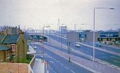 Northward over A102 to Blackwall Tunnel from by Westcombe Park station, Greenwich 1971 - Geograph - 4891027.jpg