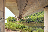 The A4232 crossing the River Ely - Cardiff - Geograph - 1393669.jpg