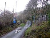 Approach to Aberffrwd level crossing (C) John Lucas - Geograph - 710774.jpg