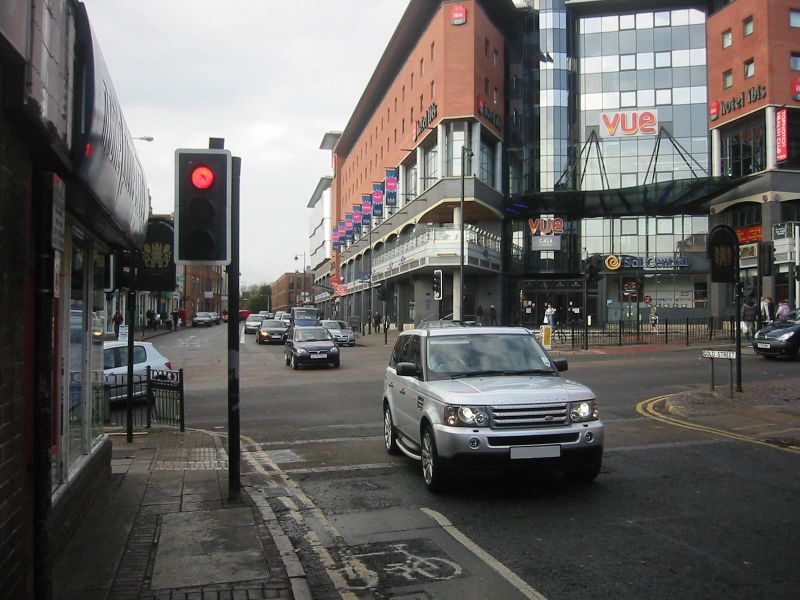File:Northampton Town Centre Gold Street Peek Traffic Signals - Coppermine - 15944.jpg