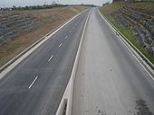 R504 overbridge Nenagh to Limerick M7 motorway - Coppermine - 23370.JPG